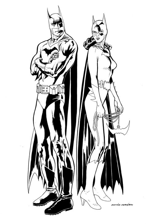 Printable batgirl coloring pages batgirl, also known as barbara gordon, is a fictional character, a superheroine, created by carmine infantino and gardner fox for dc comics. Kevin Nowlan: Batman & Batgirl
