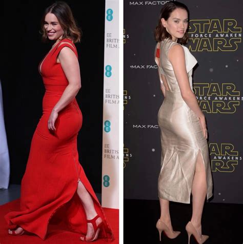 Emilia Clarke And Daisy Ridley Have Such Thick Sexy Asses Nude Celebs