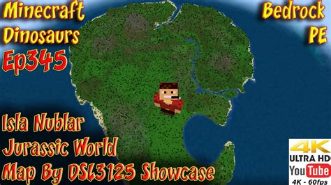 Isla Nublar Jurassic World Map By Dsl Showcase K Fps Minecraft