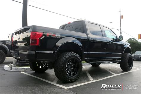 Ford F150 With 22in Black Rhino Thrust Wheels And Nitto Trail Grappler