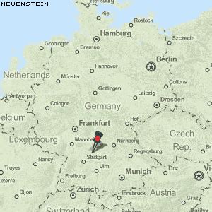 neuenstein deutschland karte