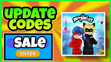 Sale Update All Working Codes Miraculous Rp Roblox Miraculous Rp