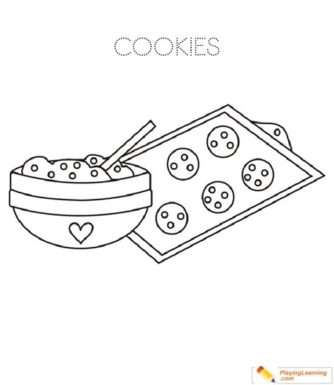 These coloring pages is really useful for early child education but you don't need become a teacher to create coloring books to print. Cookie Coloring Page 01 | Free Cookie Coloring Page