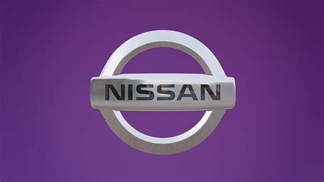 3d Model Nissan Logo Badge Emblem Vr Ar Low Poly Cgtrader
