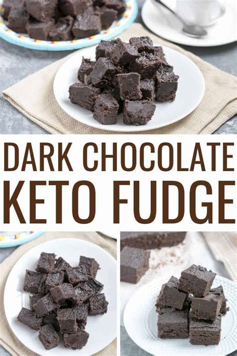 Dark Chocolate Keto Fudge Fat Bombs Low Carb Yum