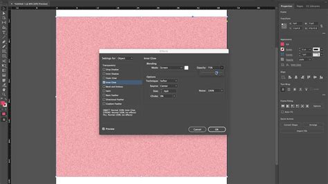 How To Create A Noise Texture Within Indesign Youtube