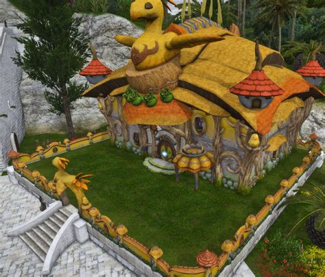 A chocobo is a large bird, which is used for transportation. Chocobo House Walls - Gamer Escape