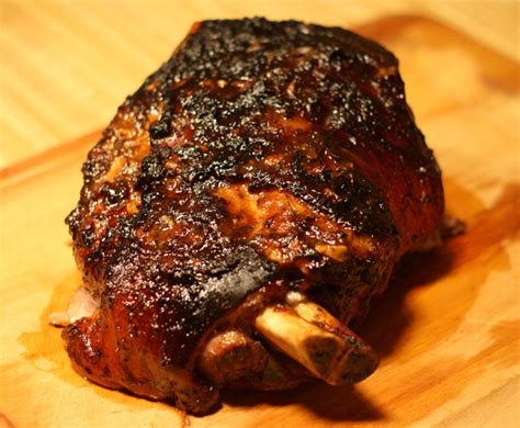 Typically, pork shoulder cooking methods use slow, gradual cooking to create a tender, juicy, meat falls off the bone piece of pork. Caribbean Recipe Of The Week - Oven Roasted Jerk Pork Leg ...
