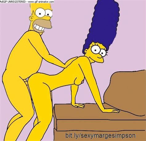 Rule 34 Animated Blue Hair Breasts Color Female Hair Homer Simpson
