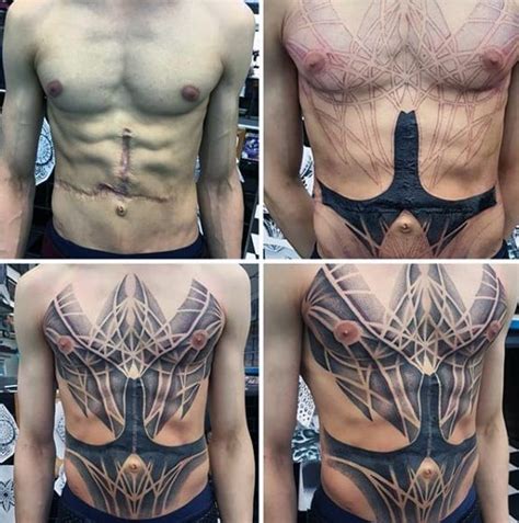 50 Chest Cover Up Tattoos For Men 2024 Inspiration Guide