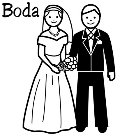 Boda Para Colorear Dibujos Para Colorear Y Pintar Gratis