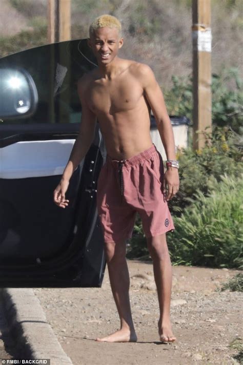 Jaden Smith Displays His Toned Upper Body As He Goes Shirtless During Low Key