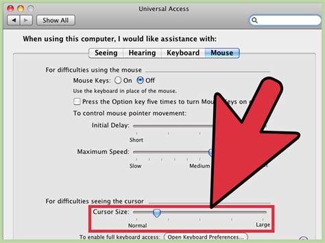 How To Change Cursor Size In Mac Os X 9 Steps With Pictures