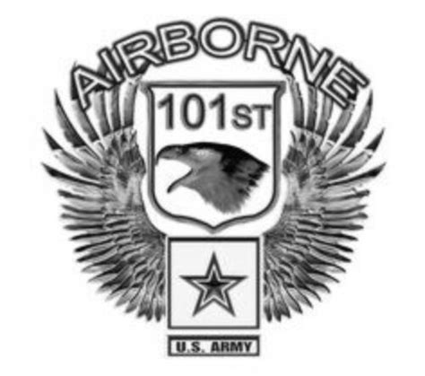Us Army 101st Airborne Wings Eagle Military Vinyl Decal Sticker Window