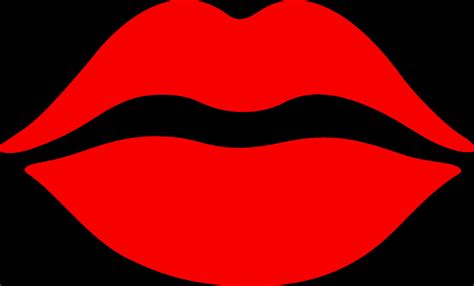 Red Lips Clip Art Clipart Best