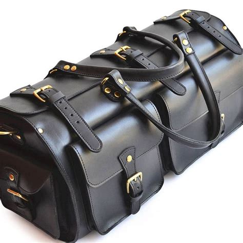 Preorder Only Leather Duffle Bag Mens Weekender Bag Etsy Zambia