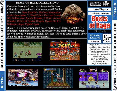 Beats Of Rage Collection Volume 3 Details Launchbox Games Database