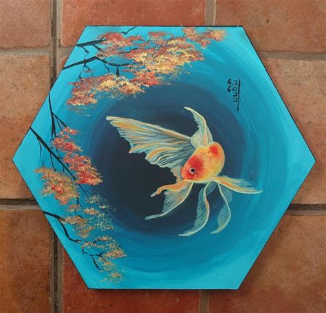 I Decided To Paint 3 More Koi Paintings Last Night Let Me Know What