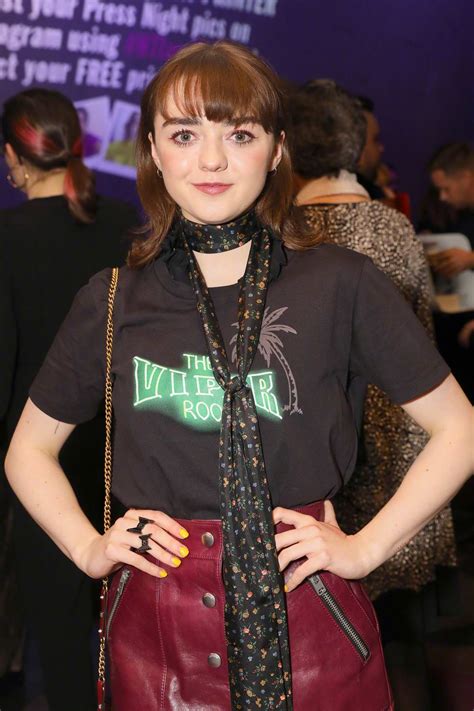 Maisie Williams Attends The Press Night Of I And You At Hampstead