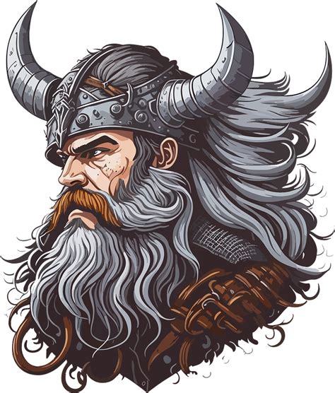 Viking Vector Illustration White Background Png By Abde Arrazzak On