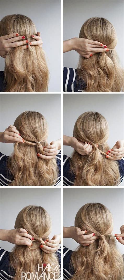 Try This Easy Half Up Half Down Hairstyle Mix Up Your Everyday Look