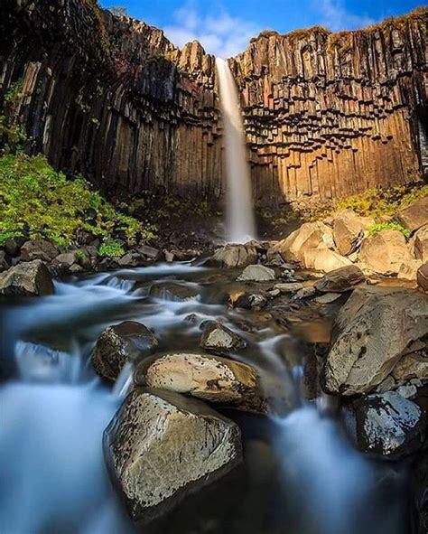 Svartifoss Black Fall Iceland Waterfalls Iceland Travel Travel