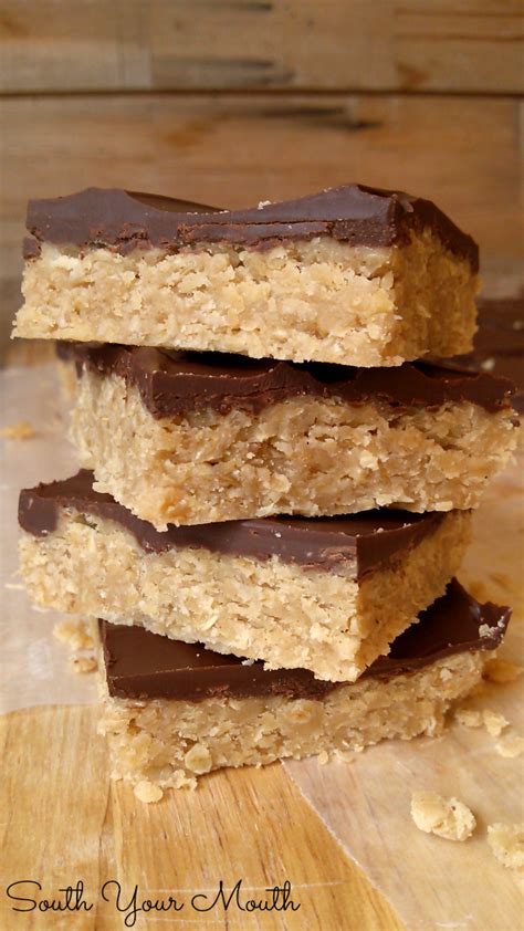 I love how easy they are to make, and how rich the chocolate and peanut flavors can be. South Your Mouth: No-Bake Peanut Butter Oatmeal Bars