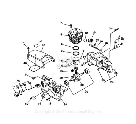 Echo Cs 4000 Parts Diagram For Engine Crankcase