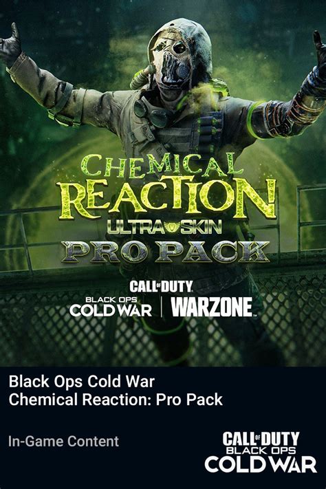 خرید پرو پک Black Ops Cold War Chemical Reaction Pro Pack گیفت کارت گو