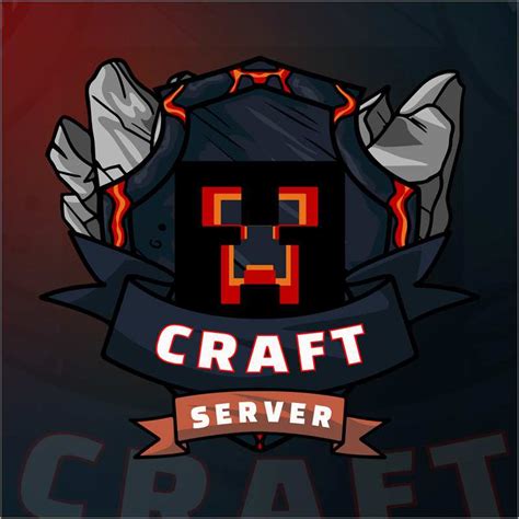 Minecraft Server Pixel Art Logos
