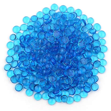 Caribbean Blue Clear Glass Gems By Gemnique