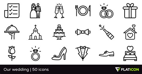 50 Free Vector Icons Of Our Wedding Designed By Freepik Wedding Icon