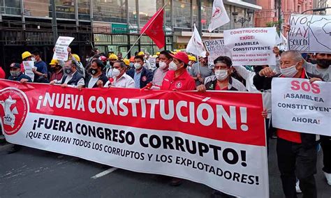Perú Libre Inició Recolección De Firmas En Arequipa Para Referéndum Y