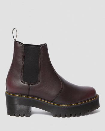 Dr martens size 2.5 black leather chelsea ankle boots doc martens shoes. DR MARTENS ROMETTY WOMEN'S VINTAGE LEATHER PLATFORM ...