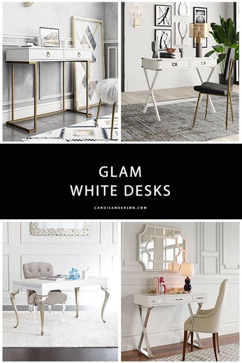 Glam White Desks For Your Home Office In Every Style And Price Range