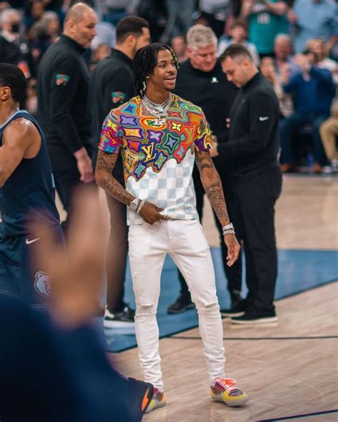 Ja Morant Outfit From April 2 2022 Whats On The Star Street