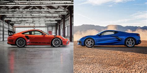 Porsche 911 Versus Corvette Sports Car Addict