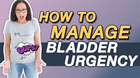 How To Stop Bladder Urgency Youtube