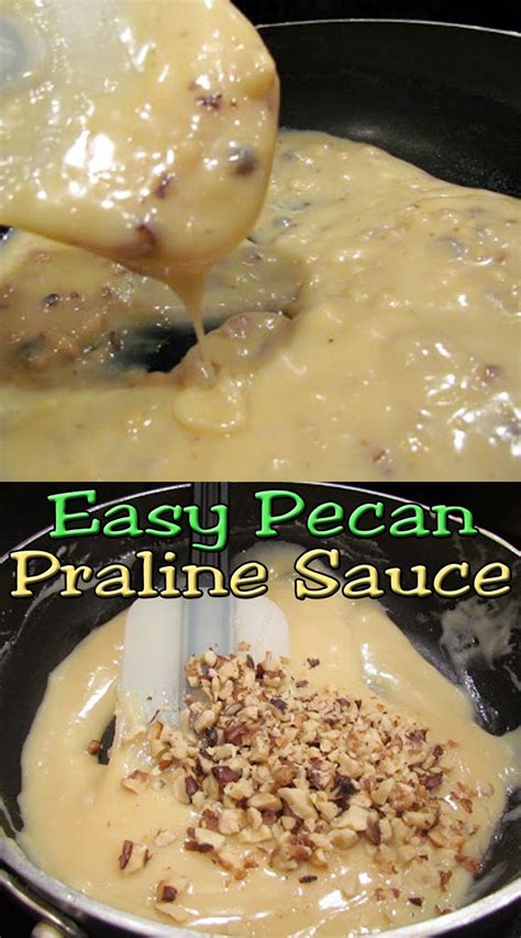 Easy Pecan Praline Sauce