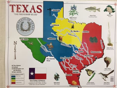 Ehms Texas History The Major Rivers And Cities Of Texas