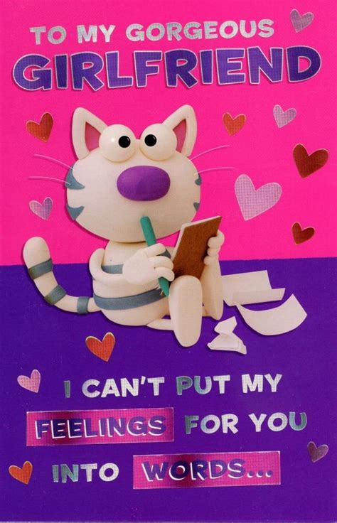 Funny Gorgeous Girlfriend Valentines Day Greeting Card Cards