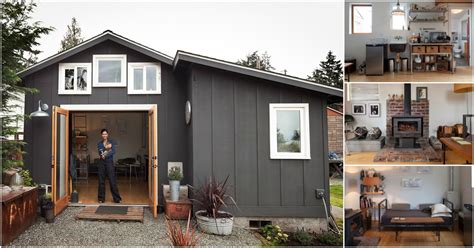It Started Out As An Ordinary Garage It Became A Stunning Tiny House