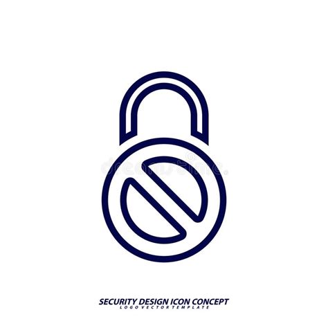 Security Icon Logo Design Vector Protection And Security Vector Line