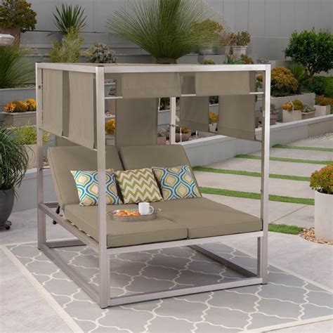 Showing results for outdoor daybed with canopy. Heminger Outdoor Aluminum Daybed with Canopy by ...