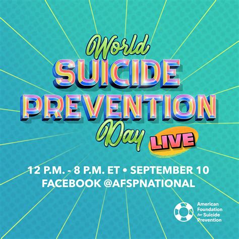 National Suicide Prevention Week AFSP