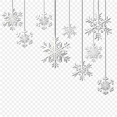 Snowflake Ornaments White Transparent Christmas White Snowflake