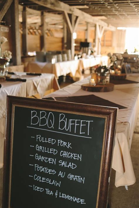 Add lime juice, queso fresco and chili powder for. Barbecue Buffet Reception Dinner with Chalkboard Menu