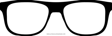 glasses coloring page ultra coloring pages