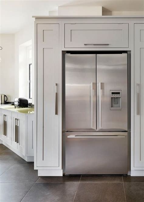 View Building A Fridge Into A Kitchen Cabinet Pics House Ideas