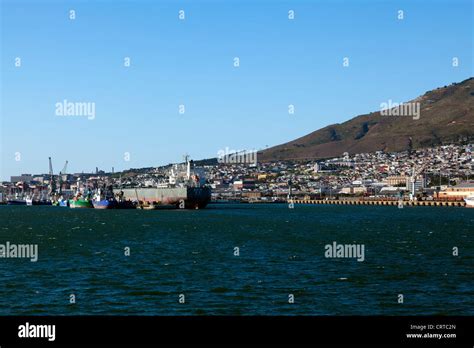 The Port Area Of Cape Town South Africa Stock Photo Alamy